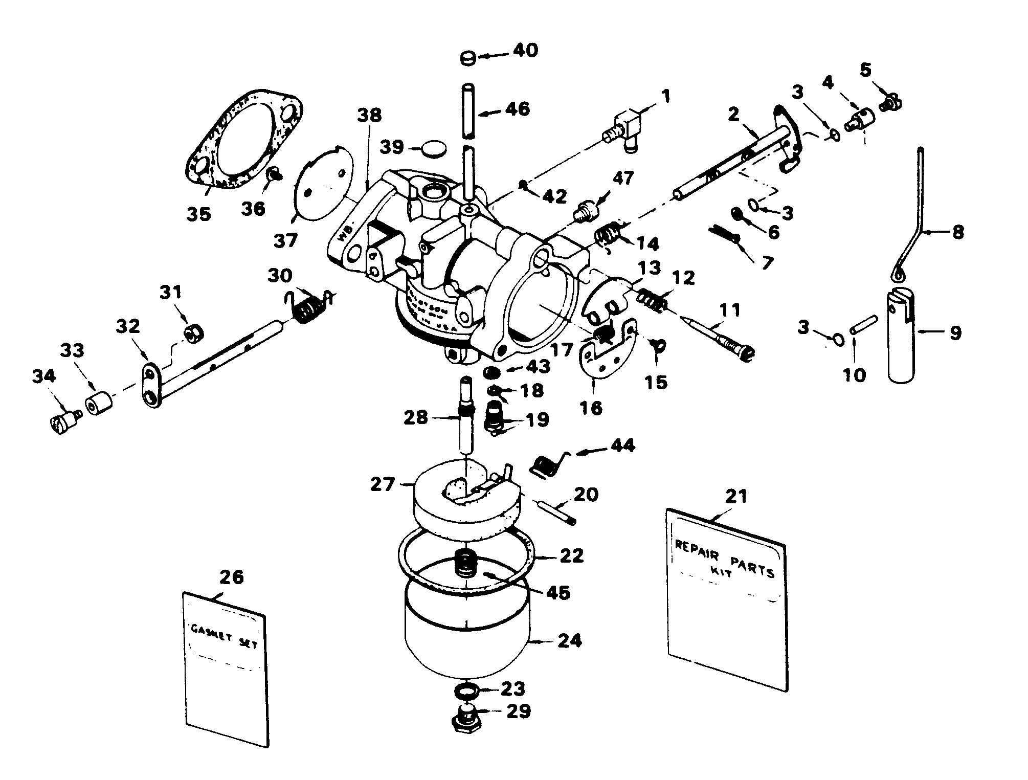 Mercury Outboard Carburetor Diagram