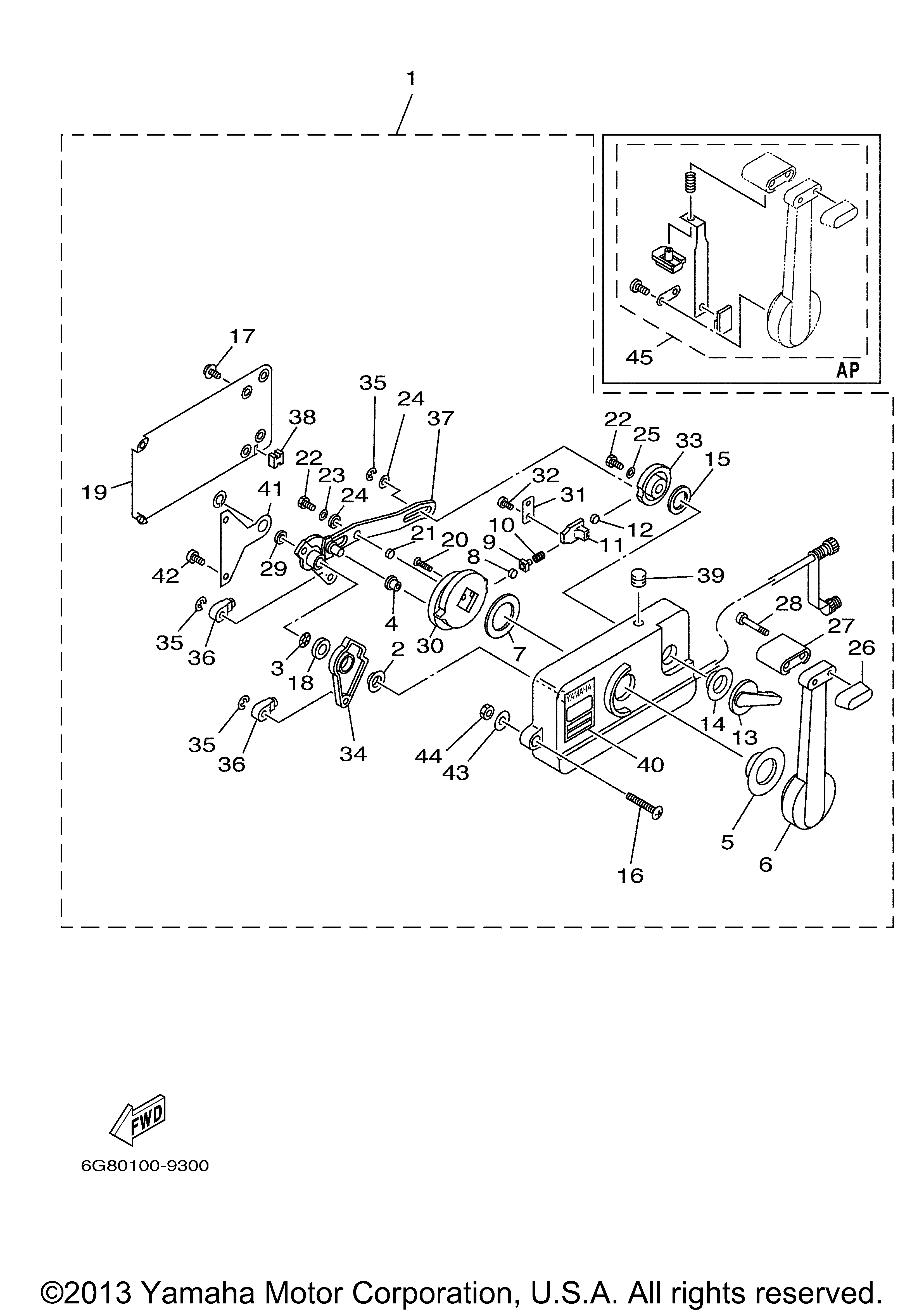 Yamaha Outboard Motor Parts Diagram